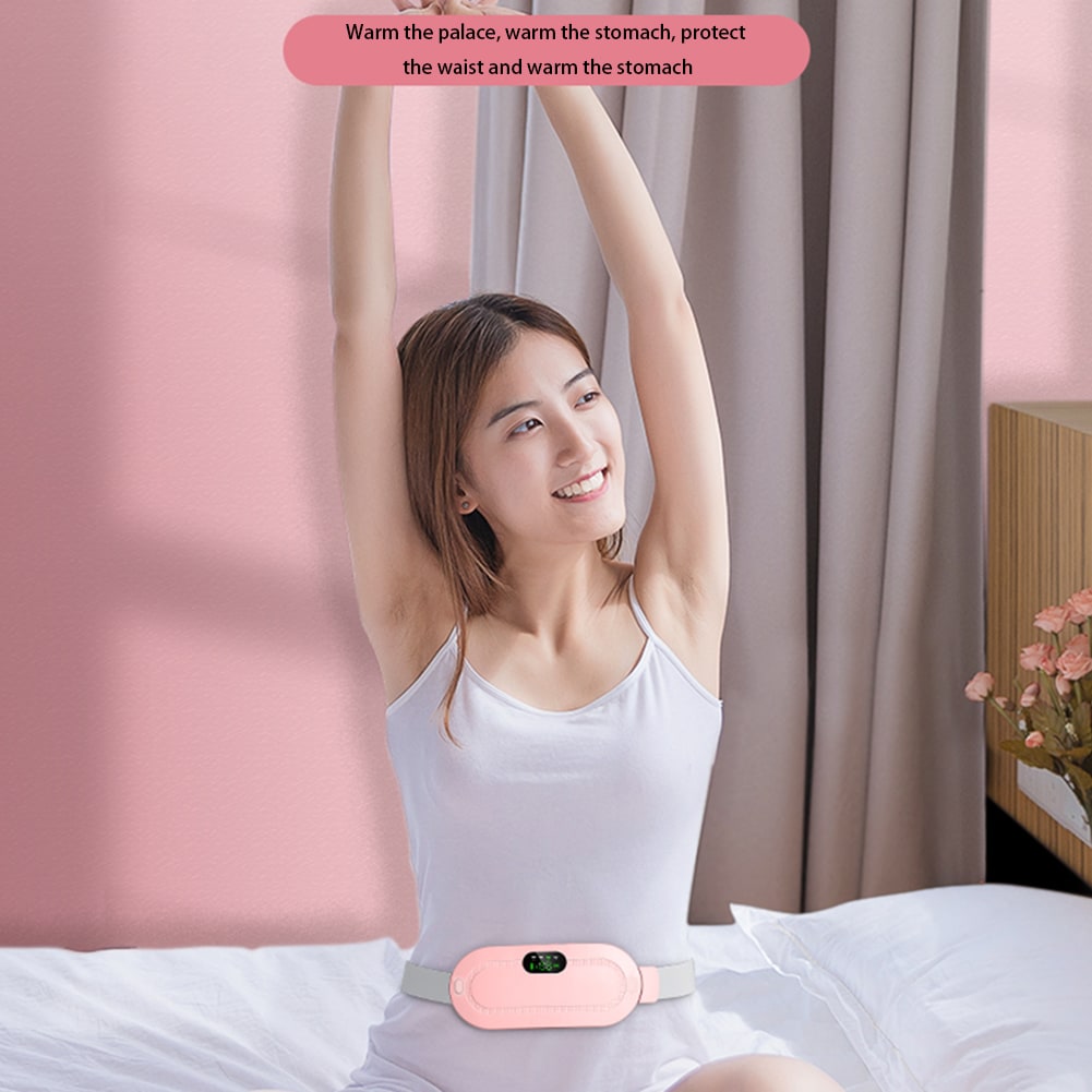 Menstrual Heating Pad for Cramps Electric Vibration Massage and USB Charging Portable - Image 7