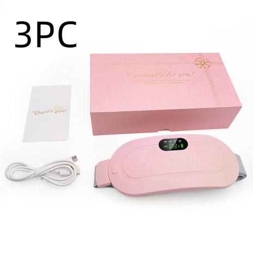 Menstrual Heating Pad for Cramps Vibrating Massage Electric Waist Belt and Digital Display - Image 11