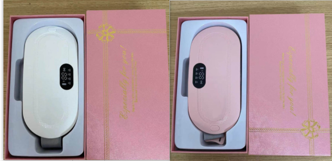 Menstrual Heating Pad for Cramps Vibrating Massage Electric Waist Belt and Digital Display - Image 14