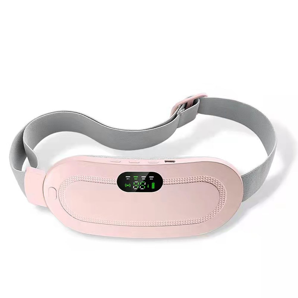 Menstrual Heating Pad for Cramps Vibrating Massage Electric Waist Belt and Digital Display - Image 18
