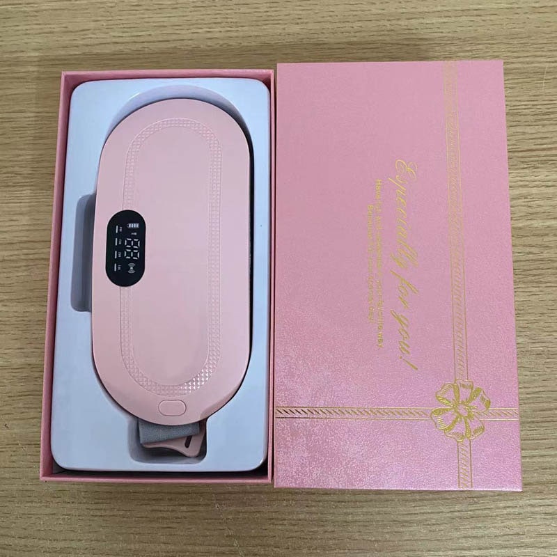 Menstrual Heating Pad for Cramps Vibrating Massage Electric Waist Belt and Digital Display - Image 31