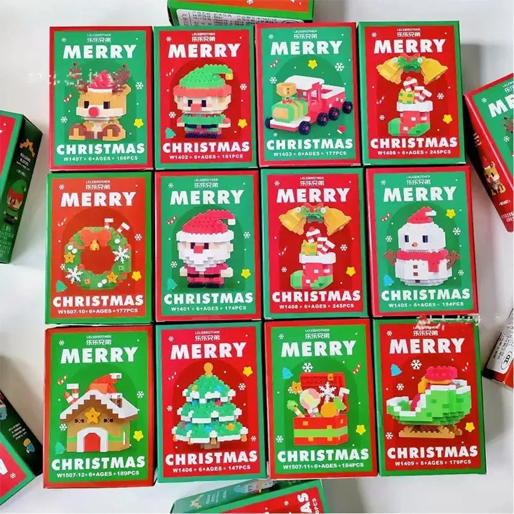 Micro Building Blocks and Mini Sets with Festive Holiday Figures - Image 3
