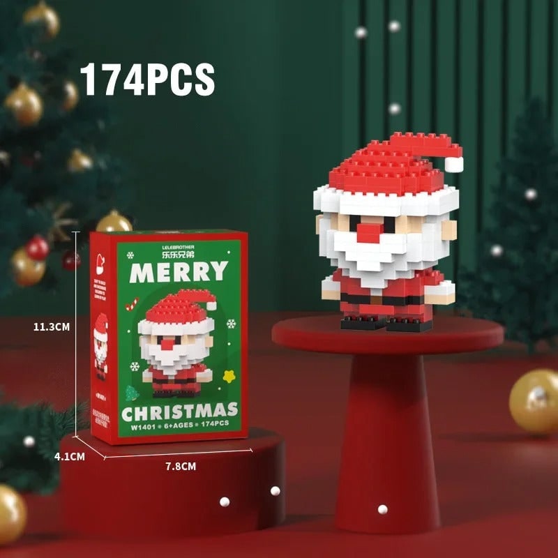 Micro Building Blocks and Mini Sets with Festive Holiday Figures - Image 4