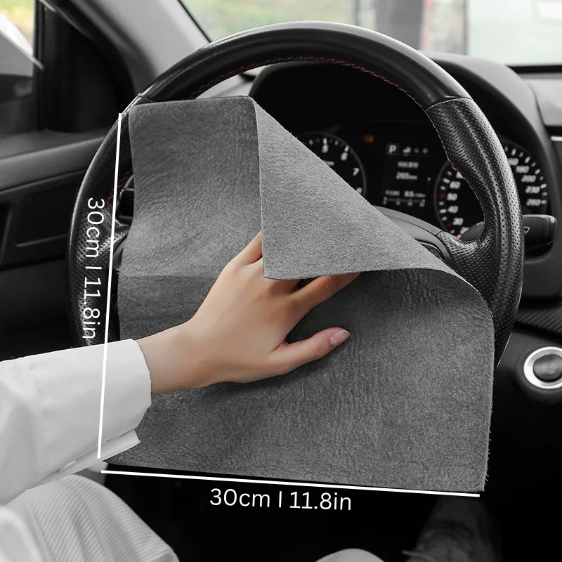 Microfiber Cleaning Cloths and Dust Rags Reusable Lint Free for Glass and Surfaces - Image 2