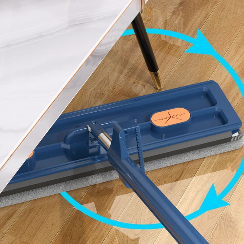 Microfiber Flat Mop Pads Self Wringing Squeeze Collapsible Bucket Self-wringing - Image 5