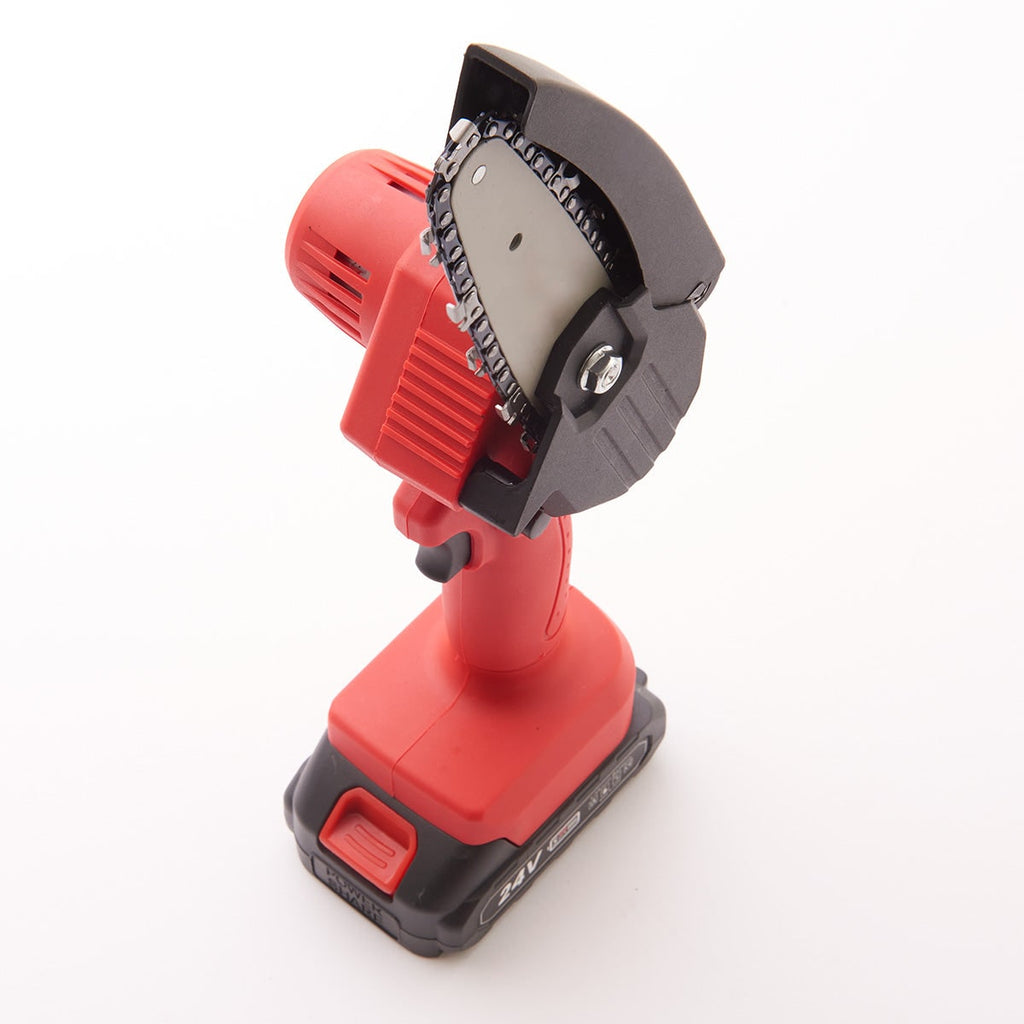 Mini Chainsaw Cordless Rechargeable Handheld Portable Outdoor Garden Tool Compact - Image 7