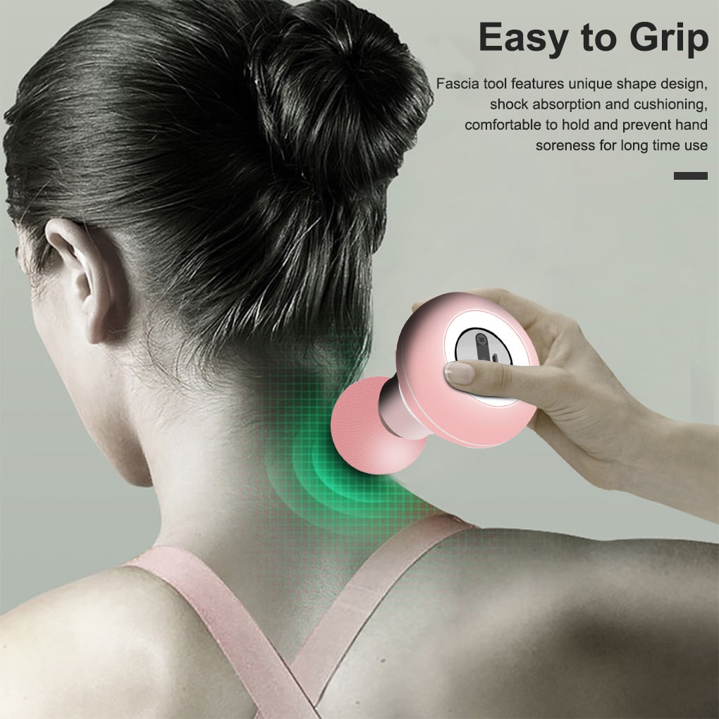Mini Handheld Portable Massage Gun with Deep Tissue Foam Ball Head and USB Rechargeable - Image 1