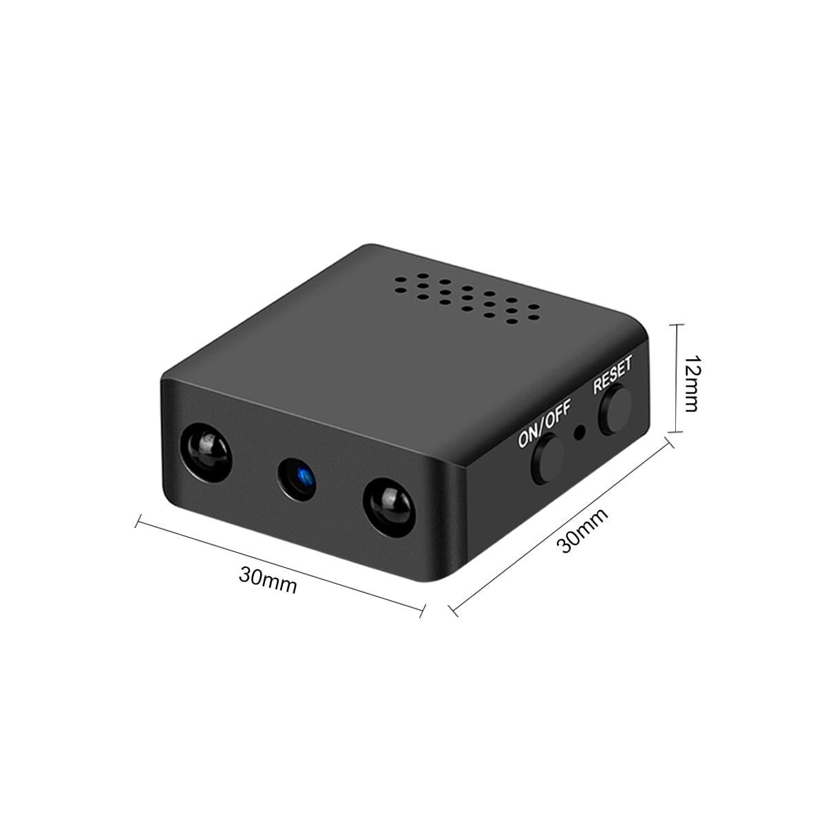 Mini Spy Security Camera with Night Vision Wireless Audio and Compact HD Design Small - Image 2