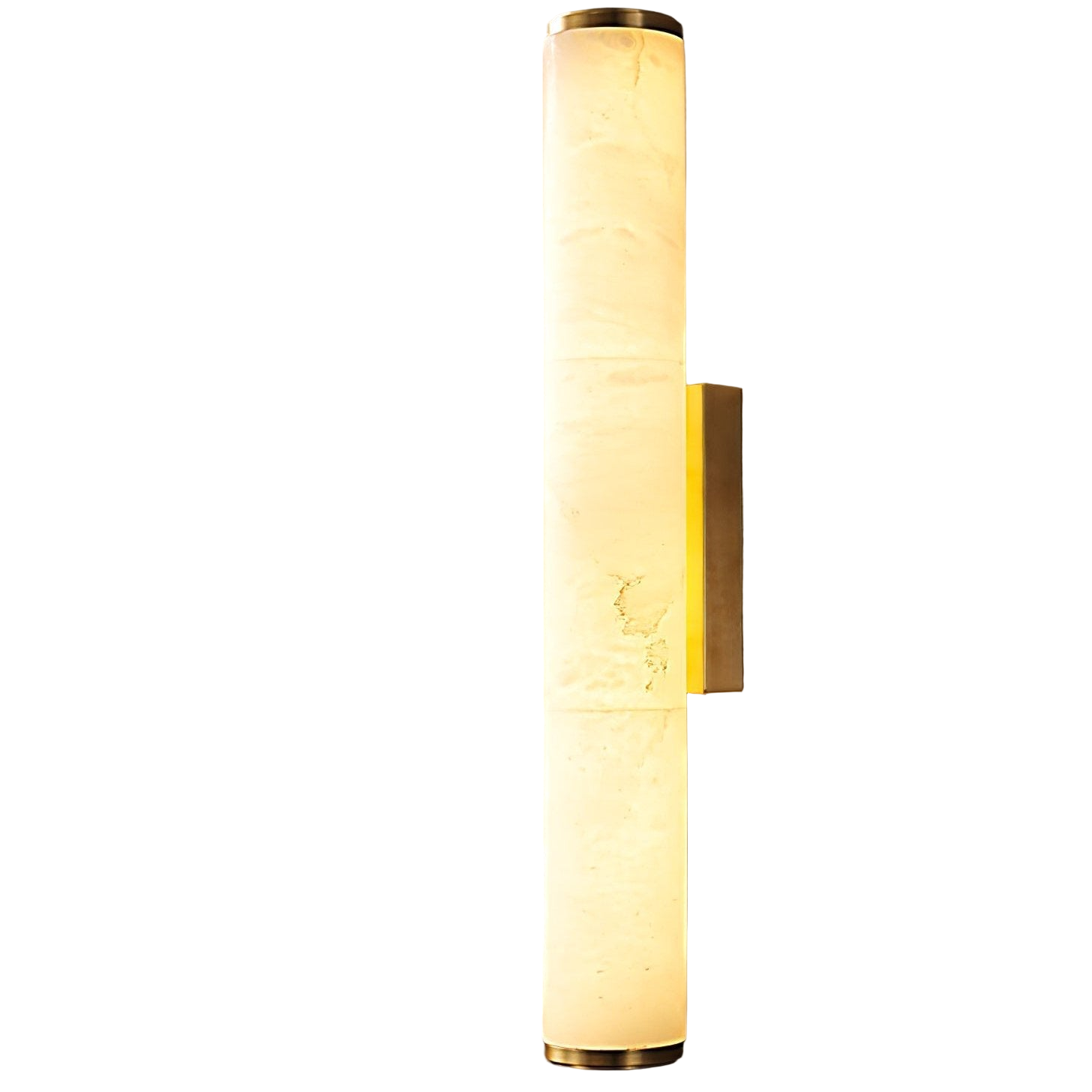Modern Wall Sconce Light Marble Minimalist Flush Mount LED Brass - Image 15