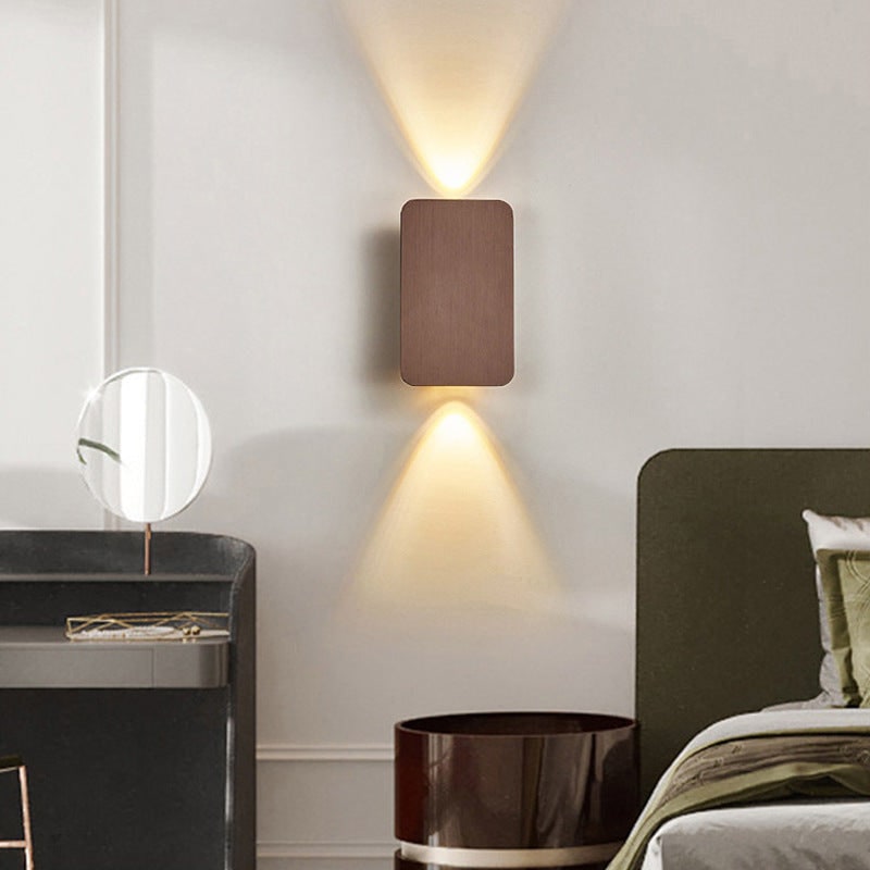 Modern Wall Sconce Mounted Light Fixture Contemporary LED Metal Rectangular Indoor - Image 8