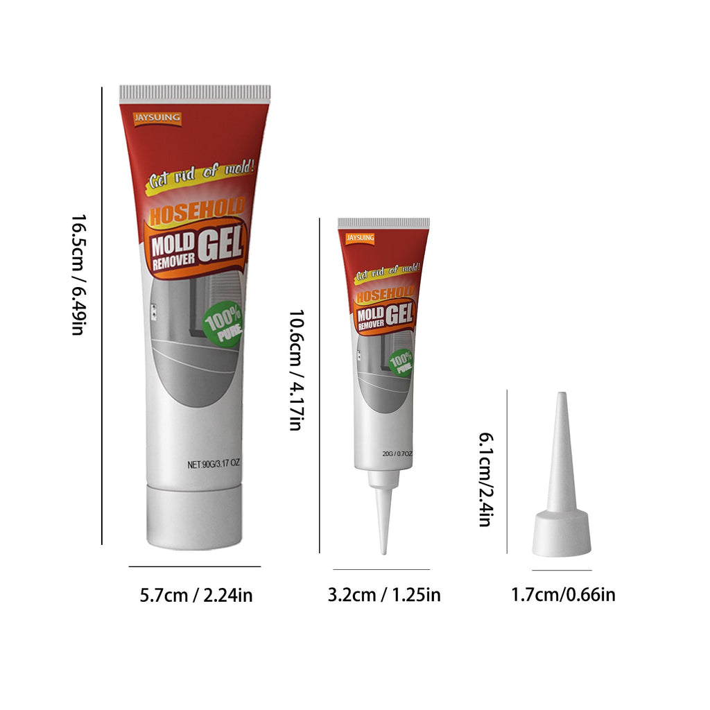 Mold and Mildew Remover Gel with Applicator Nozzle for Bathroom Tile Grout - Image 7