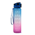 Motivational Sports Water Bottle with Fruit Infuser Time Markers and Flip-Top Lid 32 Oz - Image 21
