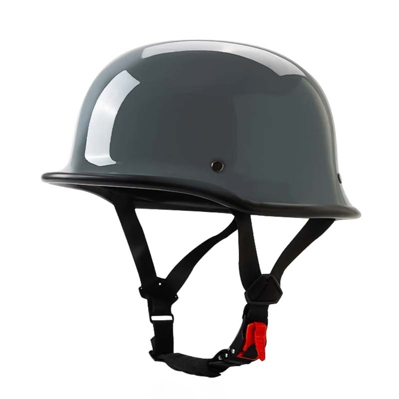 Motorcycle Half Helmet Open Face German Quick Release Buckle Adjustable Chin Strap - Image 11
