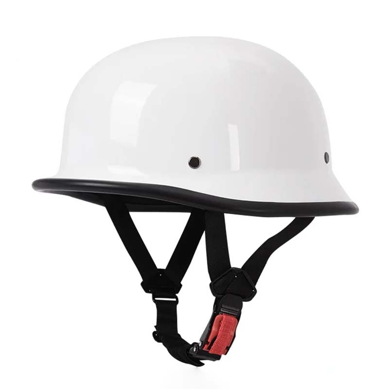 Motorcycle Half Helmet Open Face German Quick Release Buckle Adjustable Chin Strap - Image 7