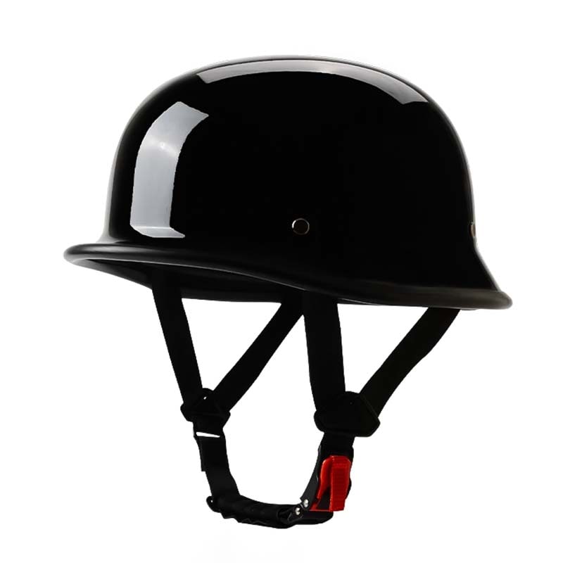 Motorcycle Half Helmet Open Face German Quick Release Buckle Adjustable Chin Strap - Image 9