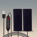 Motorcycle Heated Grips with USB Temperature Control and Non-Slip Fabric Covers - Image 1