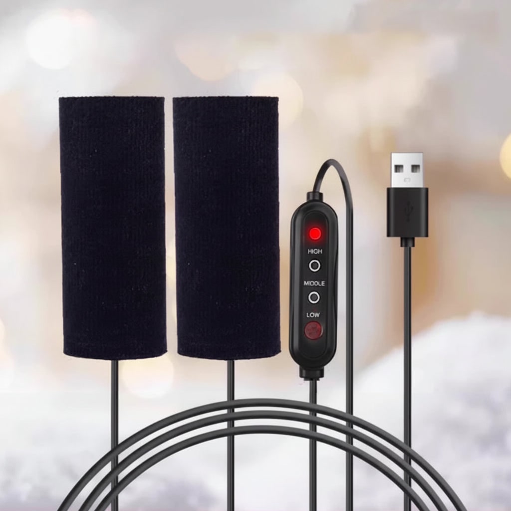 Motorcycle Heated Grips with USB Temperature Control and Non-Slip Fabric Covers - Image 6