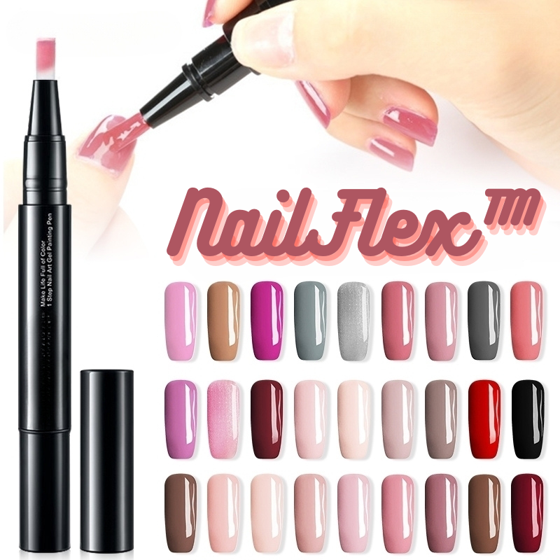 Nail Art Pen Polish Gel Brush Liquid Quick Dry - Image 1