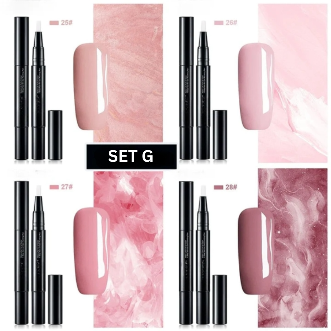 Nail Art Pen Polish Gel Brush Liquid Quick Dry - Image 12