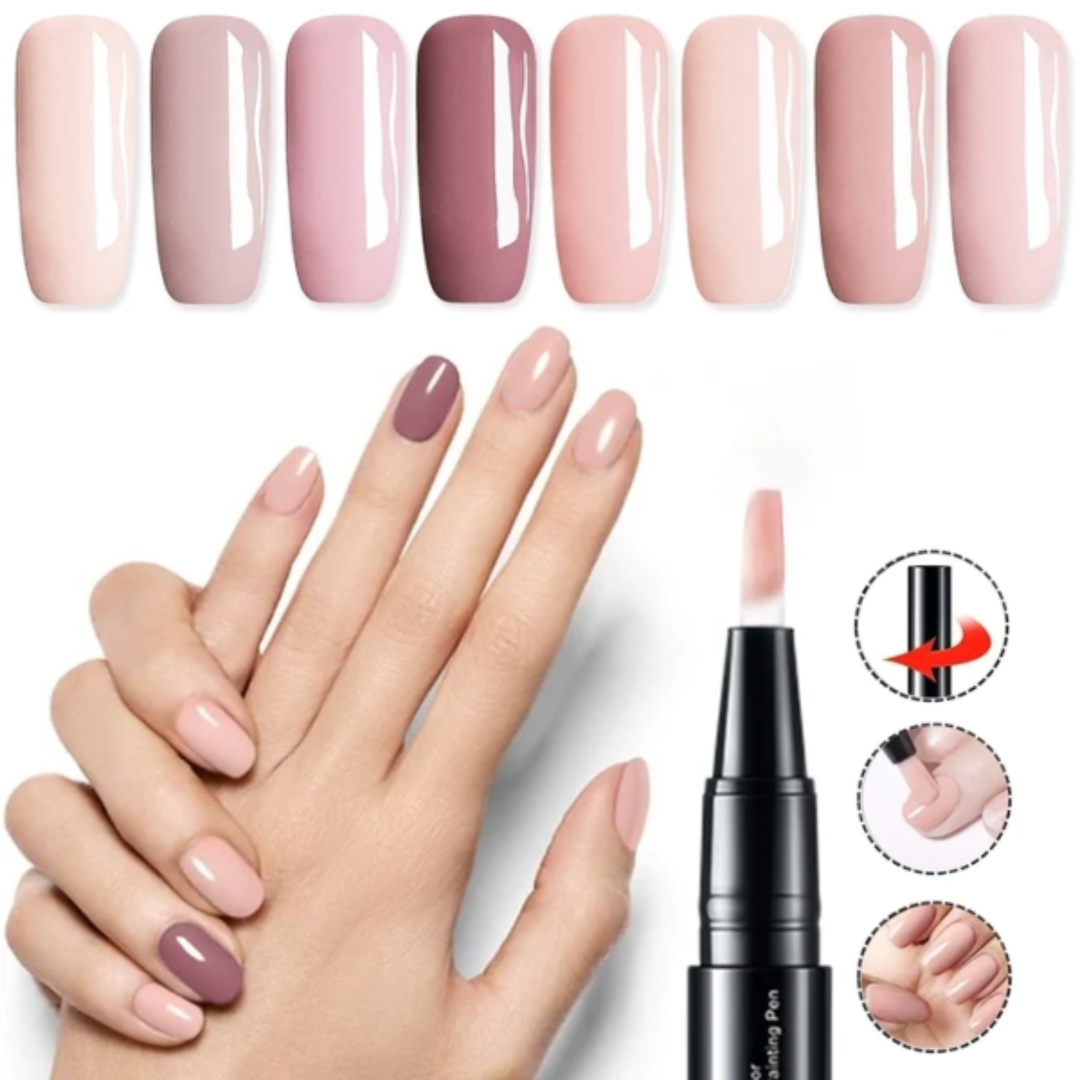 Nail Art Pen Polish Gel Brush Liquid Quick Dry - Image 4