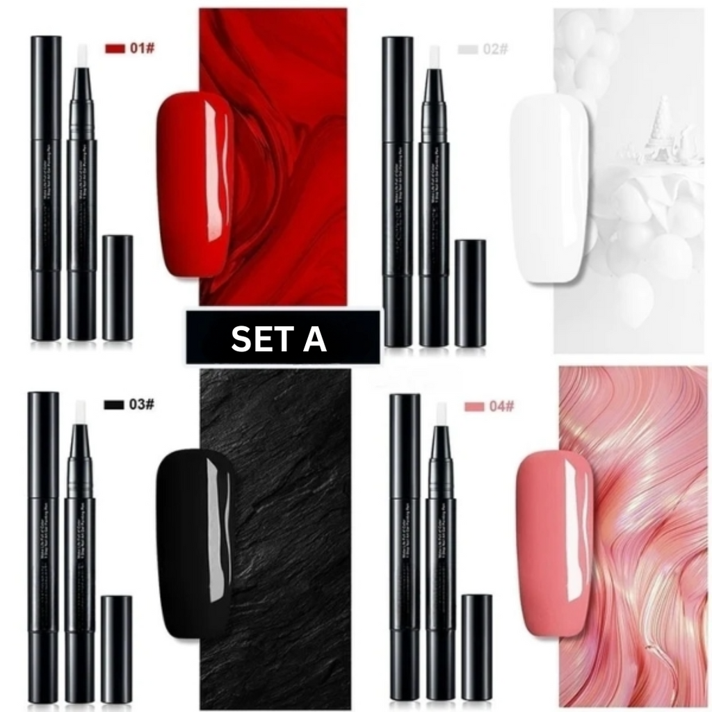 Nail Art Pen Polish Gel Brush Liquid Quick Dry - Image 5