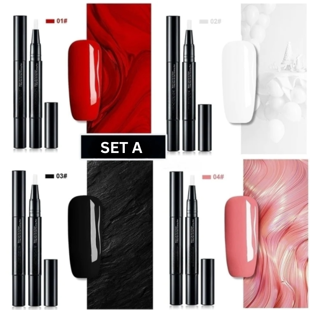 Nail Art Pen Polish Gel Brush Liquid Quick Dry - Image 5