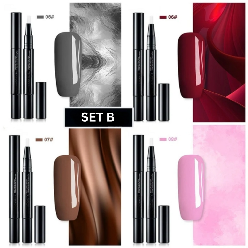Nail Art Pen Polish Gel Brush Liquid Quick Dry - Image 7