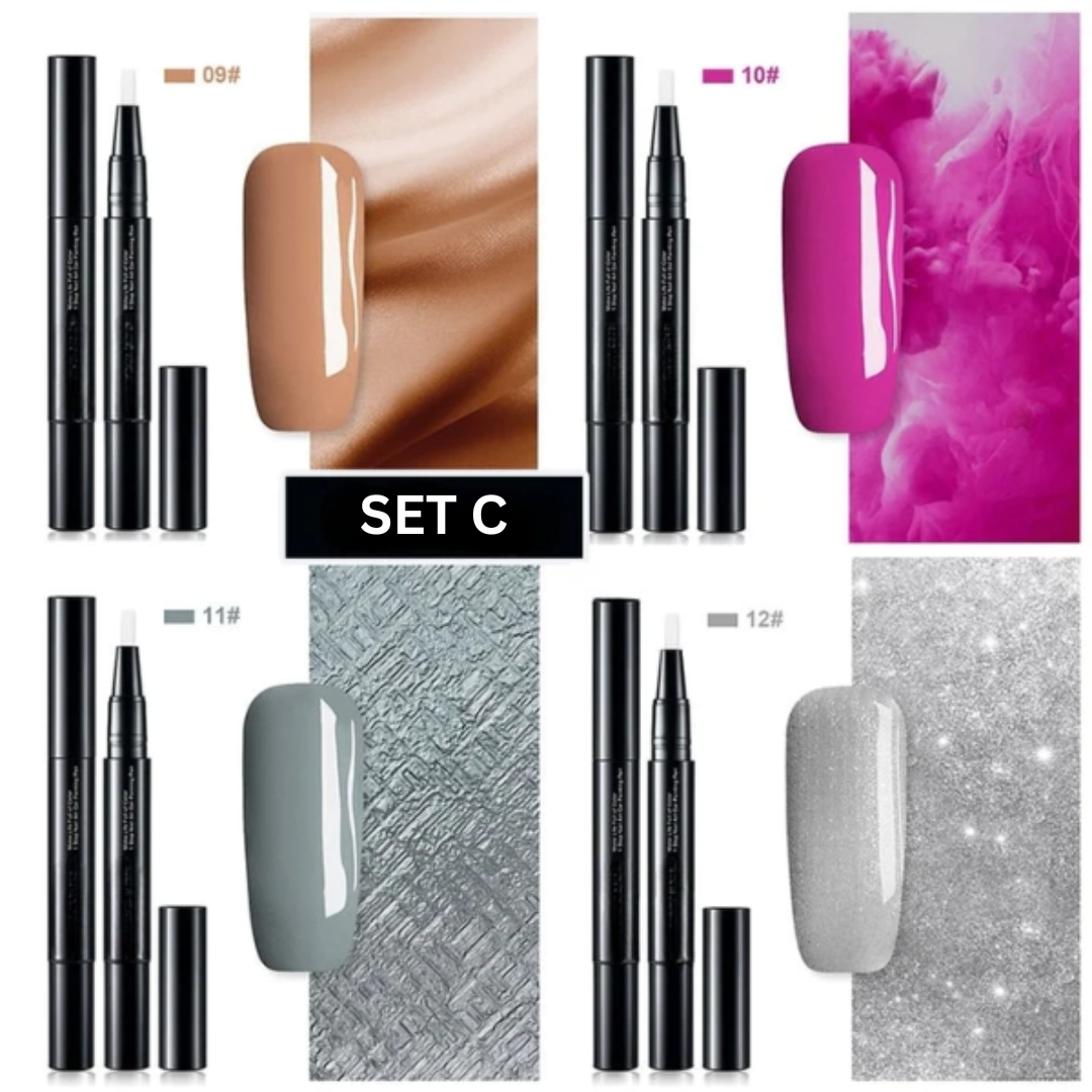 Nail Art Pen Polish Gel Brush Liquid Quick Dry - Image 8