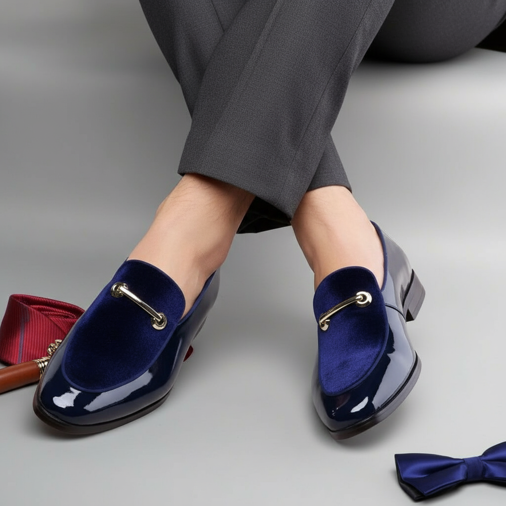 Men's Formal Slip-On Loafers Sleek Italian-Inspired Design