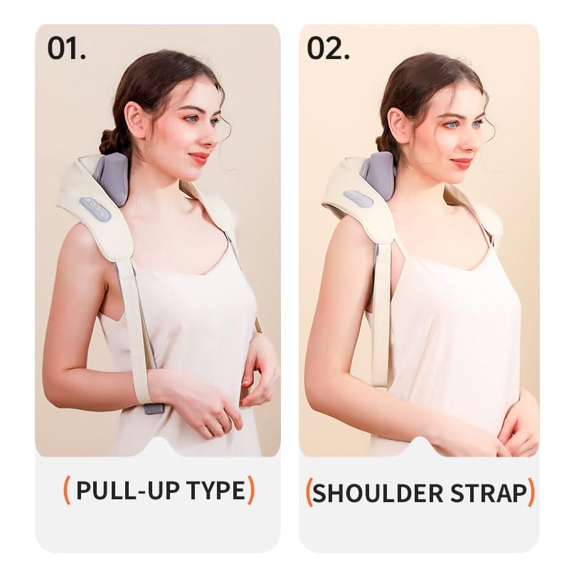 Neck and Shoulder Massager for Sore with Heat Rotating Heads and Adjustable Straps - Image 5