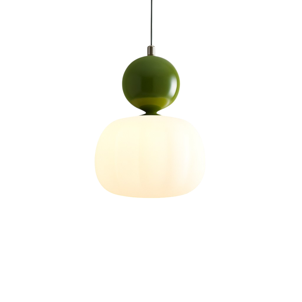 Ceiling Light Modern Pendant Hanging with Translucent Shade and Spherical Accent Diffused Lighting