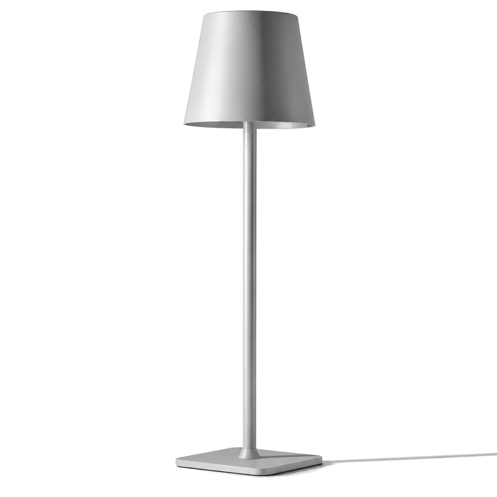 Tall Dimmable Table Lamp Touch‑Control Rechargeable LED Light