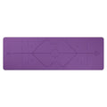 Non Slip Tpe Yoga Mat with Thick Cushioning and Body Alignment Lines for Exercise Foam - Image 3