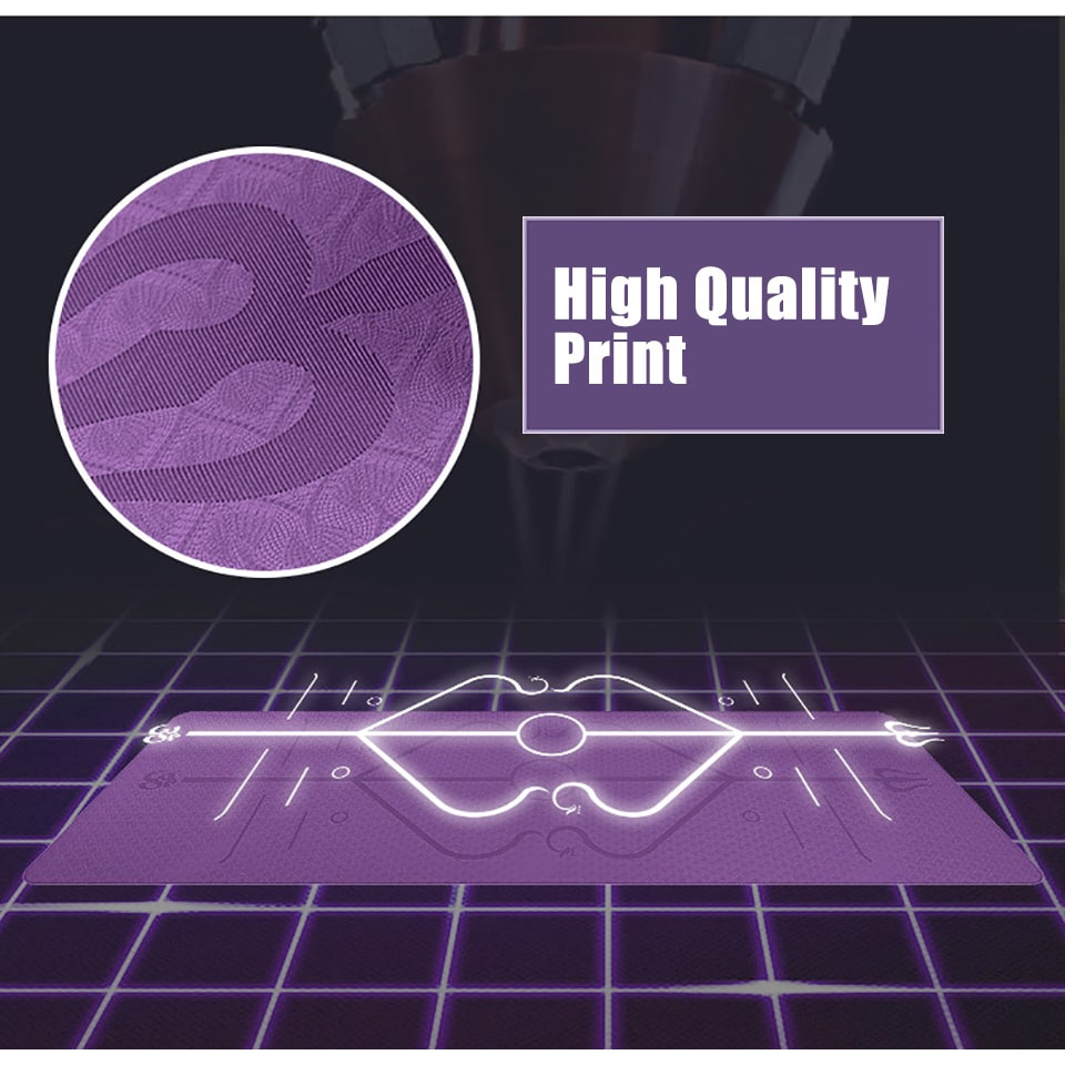 Non Slip Tpe Yoga Mattress with Alignment Lines and Thick 6mm Cushioning for Folding Exercise Mat - Image 1