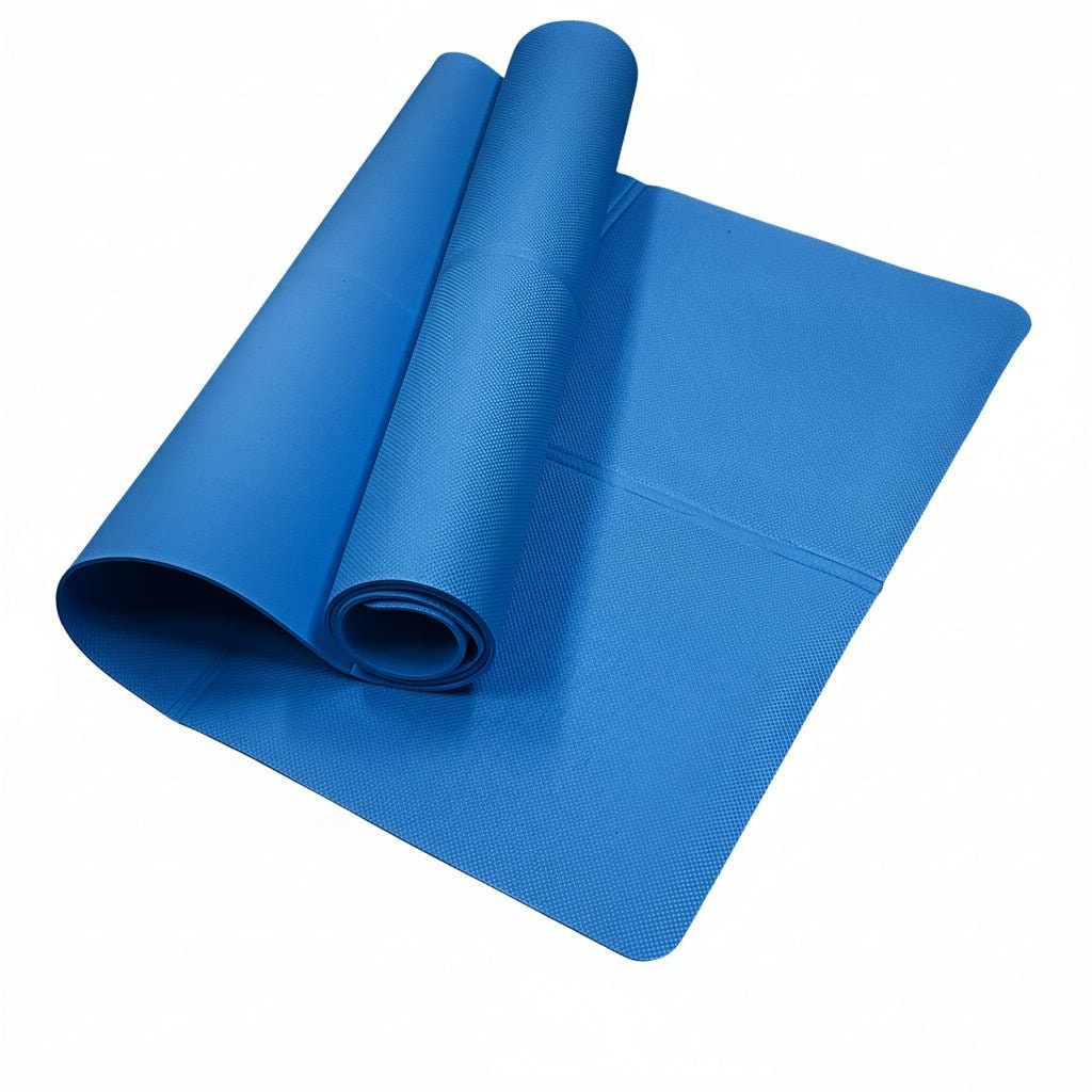 Non Slip Yoga Mat Pilates Foldable Portable Eva Textured Grid Lightweight - Image 9