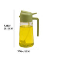 Olive Oil Dispenser Bottle with Glass Sprayer and Dual-Function Pour Spout Avocado - Image 13