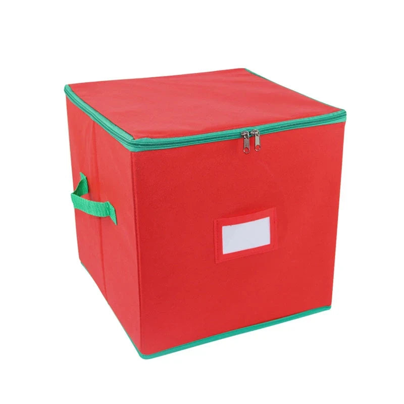 Ornament Storage Box with Dividers and Viewing Window for Christmas Tree Décor - Image 8