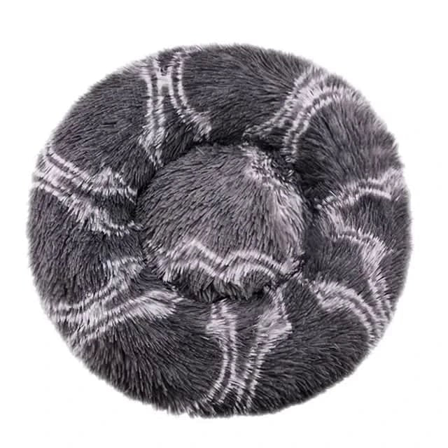 Orthopedic Donut Plush Dog Bed Faux Fur Bolster Soft Cats - Image 11