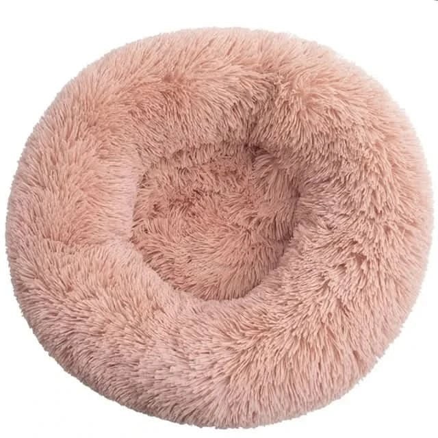 Orthopedic Donut Plush Dog Bed Faux Fur Bolster Soft Cats - Image 8