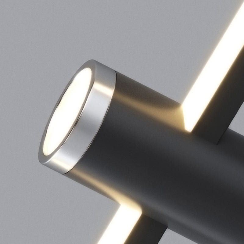 Contemporary LED Linear Pendant Adjustable Dimmable Hanging Light