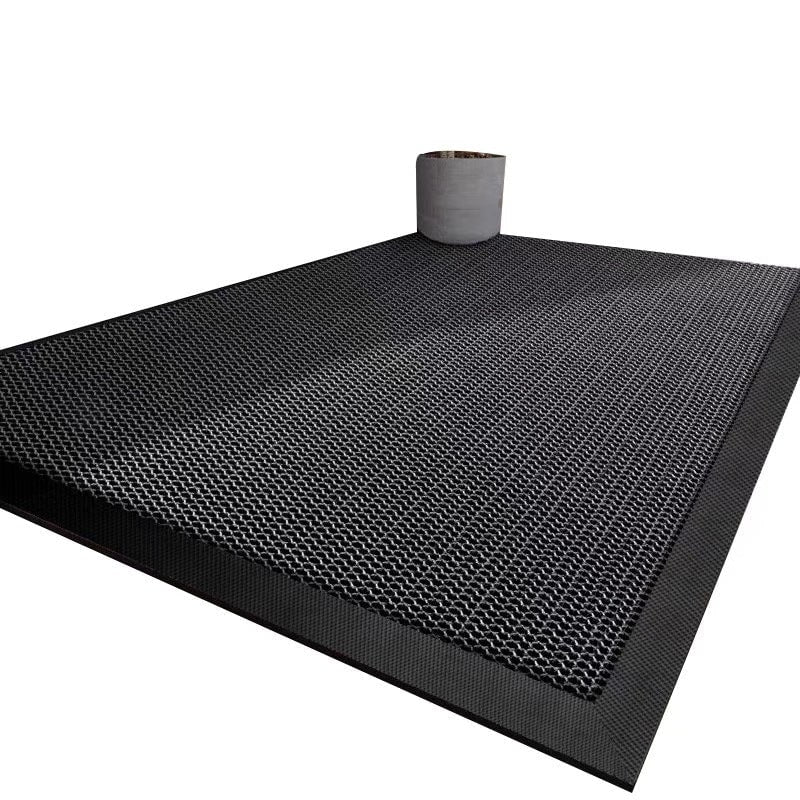 Outdoor Doormat with Heavy Duty Rubber Border and Non-Slip Entrance Mat Design - Image 3