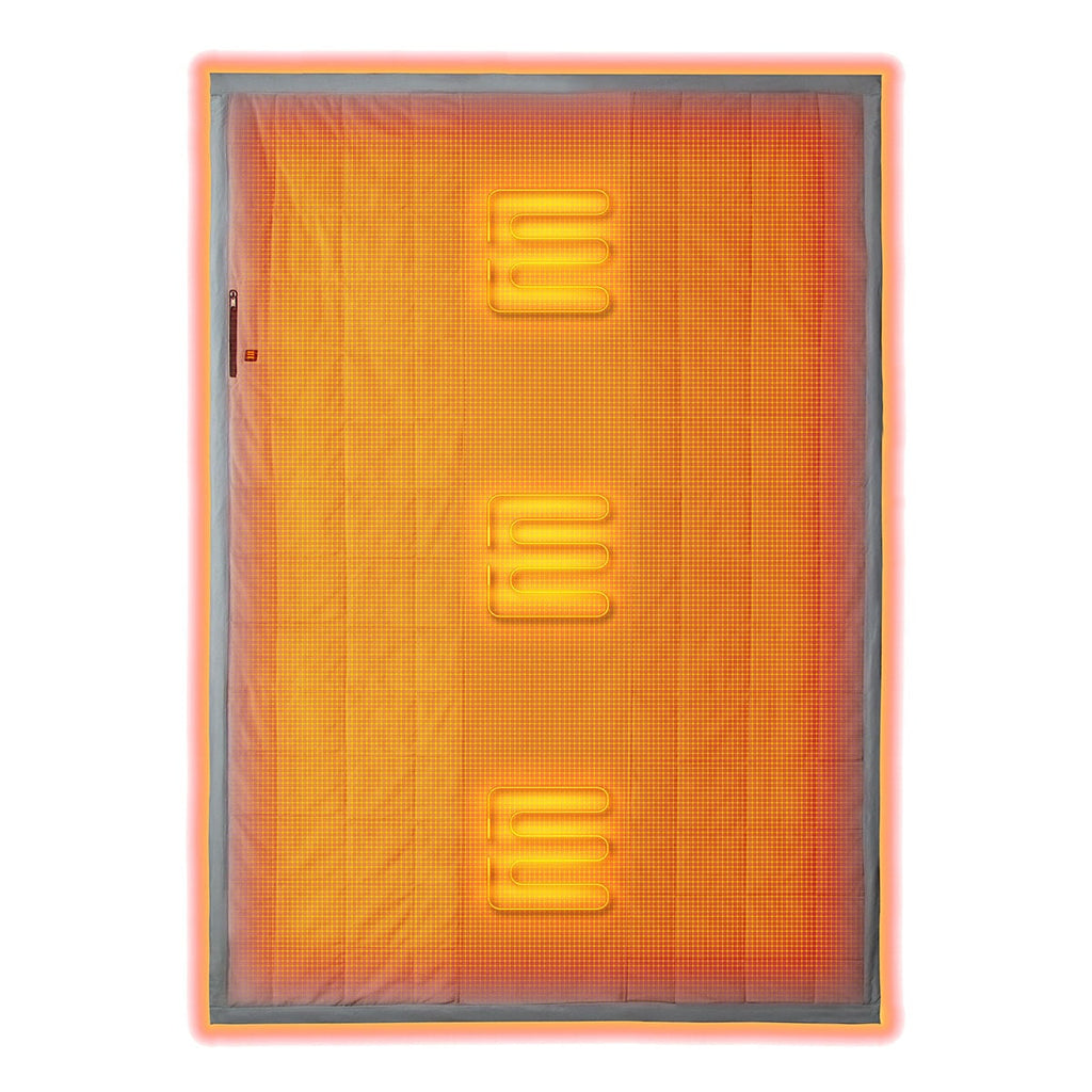 Outdoor Heated Blanket with Battery Powered Portable USB Power Bank and Three Heat Zones - Image 5