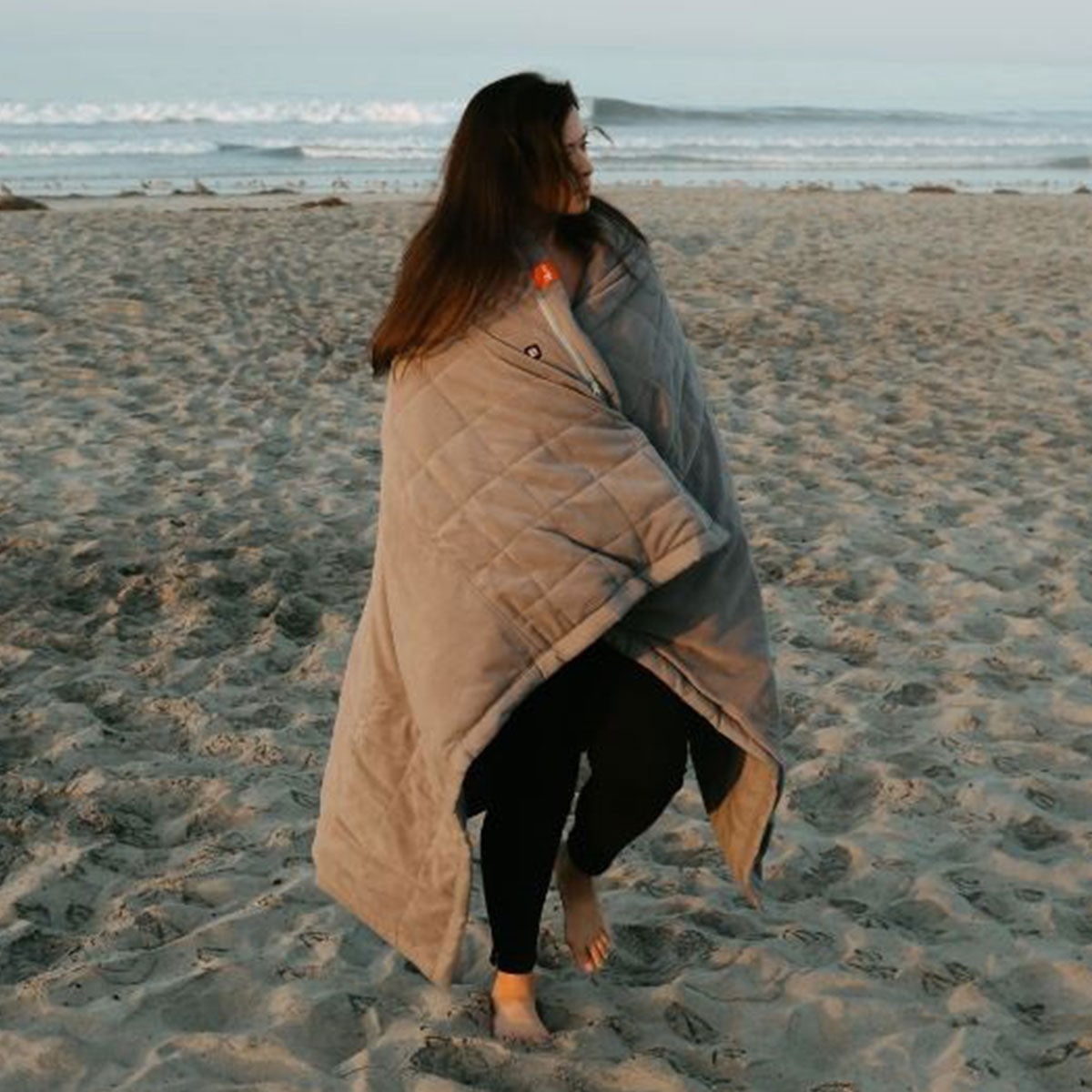 Outdoor Heated Blanket with Battery Powered Portable USB Power Bank and Three Heat Zones - Image 8