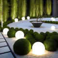 Outdoor Lights Globe Frosted Portable Cordless Garden Weather Resistant - Image 1