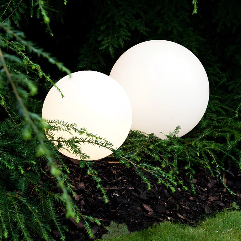 Outdoor Lights Globe Frosted Portable Cordless Garden Weather Resistant - Image 20
