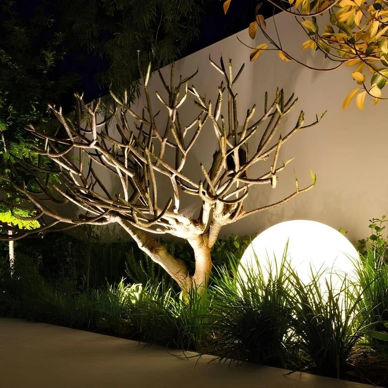 Outdoor Lights Globe Frosted Portable Cordless Garden Weather Resistant - Image 22