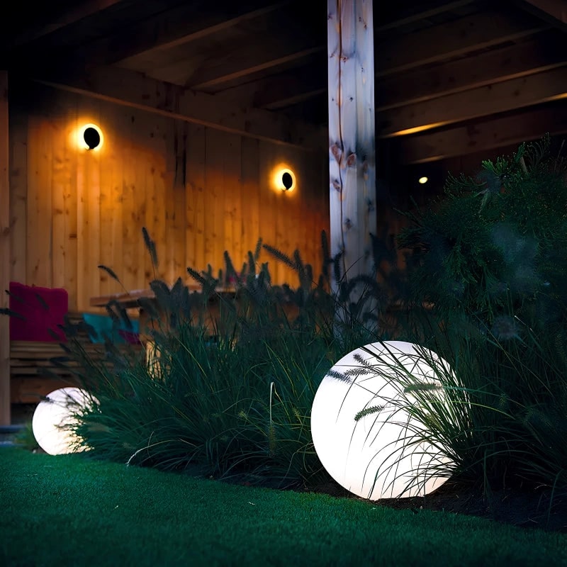 Outdoor Lights Globe Frosted Portable Cordless Garden Weather Resistant - Image 24