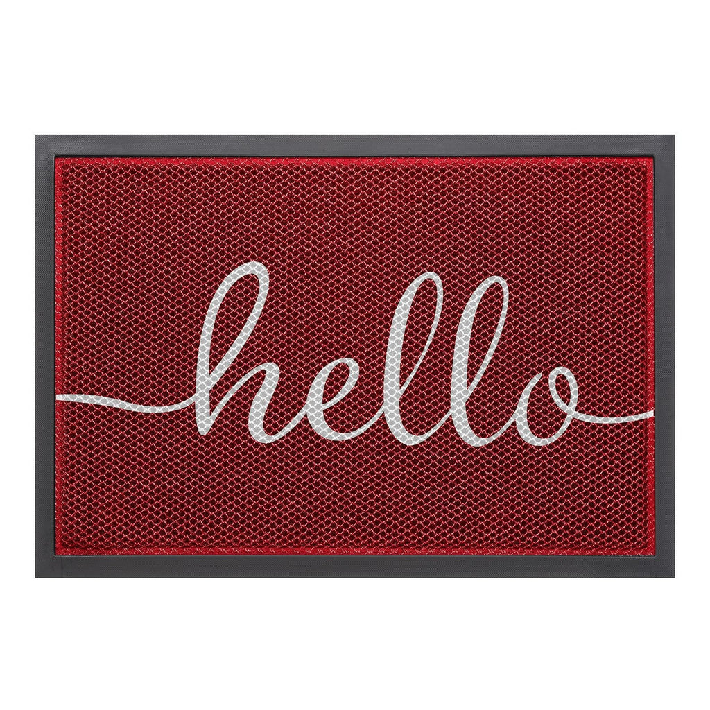 Outdoor Rugs for Porch and Doormat with Non-Slip Rubber Backing and Water Resistant PVC Mesh Surface - Image 5