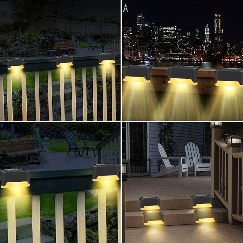 Outdoor Solar Deck and Fence Lights with Step Lighting for Patio Stairs and Walkway - Image 49