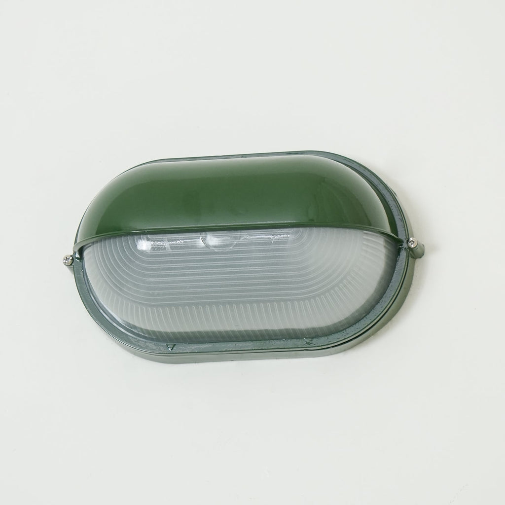 Outdoor Wall Light Bulkhead with Ribbed Glass Eyelid Hood Weather-Resistant - Image 23